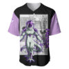 Mix Anime Manga Frieza Baseball Jersey Dragon Ball Z Baseball Jersey Anime Baseball Jersey