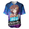 Galaxy Style Inugami Korone Baseball Jersey Anime Baseball Jersey