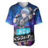 Galaxy Style Hoshimachi Suisei Baseball Jersey Anime Baseball Jersey