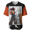 Vegito Baseball Jersey Dragon Ball Z Baseball Jersey Anime Baseball Jersey