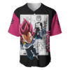 Vegeta God Baseball Jersey Dragon Ball Z Baseball Jersey Anime Baseball Jersey