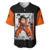 Yamcha Baseball Jersey Dragon Ball Z Baseball Jersey Anime Baseball Jersey