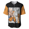 Anime Manga Krillin Baseball Jersey Dragon Ball Z Baseball Jersey Anime Baseball Jersey