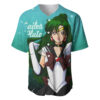 Sailor Pluto Setsuna Meioh Baseball Jersey Sailor Moon Baseball Jersey Anime Baseball Jersey