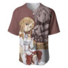 Asuna Yuuki Baseball Jersey Sword Art Online Baseball Jersey Anime Baseball Jersey