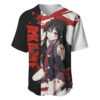 Grunge Blood Style Akame Baseball Jersey Akame ga KILL! Baseball Jersey Anime Baseball Jersey