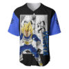 Vegeta Super Saiyan 2 Baseball Jersey Dragon Ball Z Baseball Jersey Anime Baseball Jersey