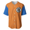 Goku Turtle Hermit Baseball Jersey Dragon Ball Z Baseball Jersey Anime Baseball Jersey