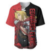 Elric Edward Baseball Jersey Fullmetal Alchemist Baseball Jersey Anime Baseball Jersey