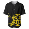 Trafalgar D Law Baseball Jersey One Piece Baseball Jersey Anime Baseball Jersey