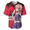 Yuno Gasai Baseball Jersey The Future Diary Baseball Jersey Anime Baseball Jersey