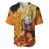 Goku Super Saiyan Baseball Jersey Dragon Ball Z Baseball Jersey Anime Baseball Jersey