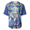 Aqua Baseball Jersey KonoSuba Baseball Jersey Anime Baseball Jersey