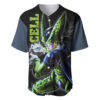 Perfect Cell Baseball Jersey Dragon Ball Z Baseball Jersey Anime Baseball Jersey