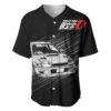 Bunta Fujiwara Impreza Baseball Jersey Initial D Baseball Jersey Anime Baseball Jersey