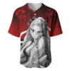 Daki Baseball Jersey Demon Slayer Baseball Jersey Anime Baseball Jersey