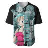 Bulma Baseball Jersey Dragon Ball Z Baseball Jersey Anime Baseball Jersey