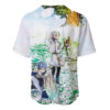 Flowers Field Baseball Jersey Frieren Baseball Jersey Anime Baseball Jersey