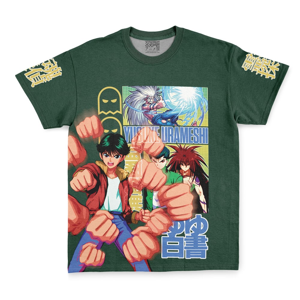 Hooktab Yusuke Urameshi V3 Yuyu Hakusho Anime T-Shirt