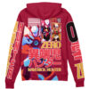 Zero Mega Man Streetwear Otaku Cosplay Anime Zip Hoodie