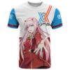 002 Zero Two Strelitzia T Shirt Anime Style