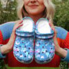 Ice Type Pattern Custom Classic Clogs