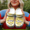 Silly Minion Face Tie Dye Custom Classic Clogs