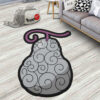 Ito Ito Shaped Rug Custom Devil Fruit Anime Room Decor