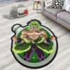 Dragon Ball Super Broly Shaped Rug Custom Anime Room Decor