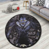 Ryuk Poster Style Round Rug Custom Anime Room Mats