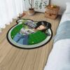 Dragon Ball Android 17 Shaped Rug Custom Anime Room Decor