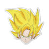 Dragon Ball Goku SSJ Shaped Rugs Custom Anime Room Mats