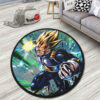 Dragon Ball Vegeta SSJ Skill Round Rug Custom Anime Room Mats