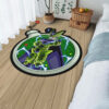 Dragon Ball Cell Shaped Rug Custom Anime Room Decor