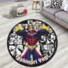 All Might Manga Mix Round Rug Custom Anime Room Mats