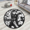 Kanao Tsuyuri Manga Round Rug Custom Anime Room Mats