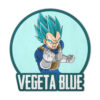 Dragon Ball Vegeta Blue Shaped Rug Custom Anime Room Mats