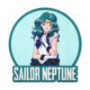 Sailor Neptune Shaped Rug Custom Anime Sailor Moon Room Mats