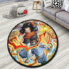 Dragon Ball Android 17 Skill Round Rug Custom Anime Room Mats