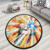 Dragon Ball Trunks Skill Round Rug Custom Anime Room Mats