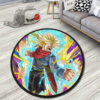 Dragon Ball Future Trunks Skill Round Rug Custom Anime Room Mats