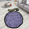 Devil Fruit Gomu Gomu Shaped Rug Custom Room Decor