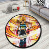 Dragon Ball Bardock Skill Round Rug Custom Anime Room Mats