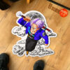 Dragon Ball Trunks Shaped Rug Custom Moon Clouds Anime Room Decor