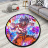 Dragon Ball Goku Ultra Skill Round Rug Custom Anime Room Mats