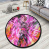 Dragon Ball Vegeta Black Rose Skill Round Rug Custom Anime Room Mats