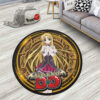 Asia Argento Round Rug Custom High School DxD Anime Room Mats