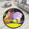 Cyberpunk Edgerunners Lucy and David Martinez Round Rug Anime Room Mats