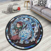 Tanjiro Kamado Water Breathing Round Rug Anime Room Mats