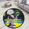 Cyberpunk Edgerunners Lucy Round Rug Anime Room Mats